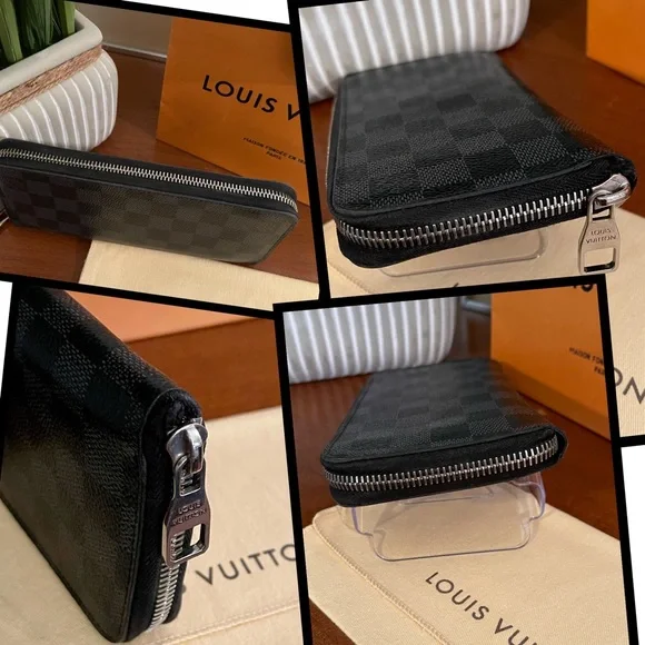 Louis Vuitton Zippy Damier Graphite Vertical Long Wallet - Picture 15 of 16
